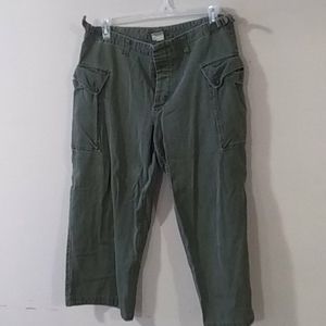 Women's green Capris